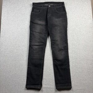 Street & Steel Oakland Jeans Mens 34x33 Black Aramid Lined Biker Motorcycle